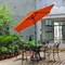 10 Feet Outdoor Patio Umbrella with Tilt Adjustment and Crank Without Base